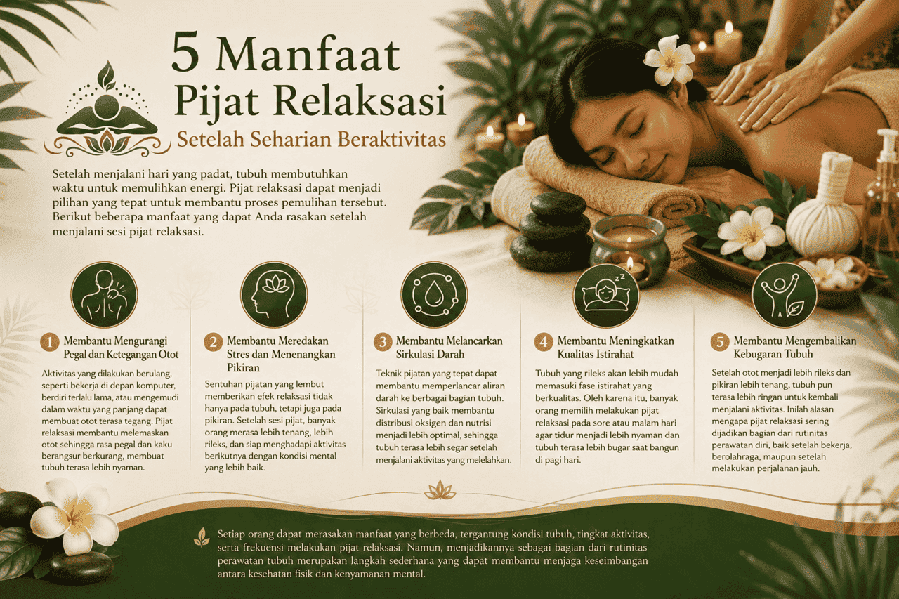 manfaat pijat relaksasi
